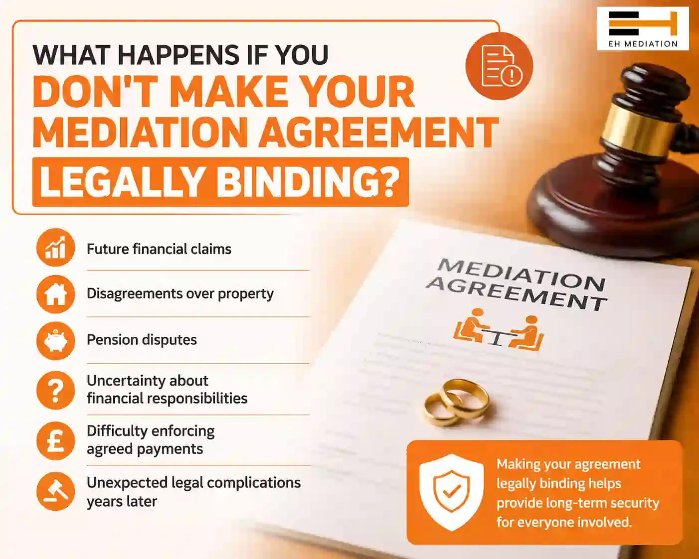 What Happens If You Don't Make Your Mediation Agreement Legally Binding Bourne?